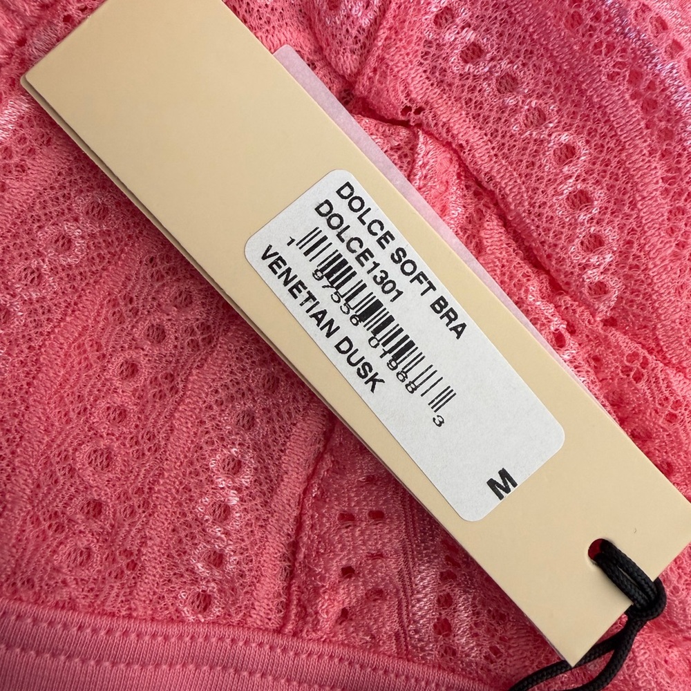 Cosabella Dolce Soft Bra Venetian Dusk Pink Size M NWT - Picture 4 of 4